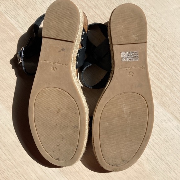 Tommy Bahama 8.5 Jona Espadrilles Wedge Sandals, Black and brown, women’s 8 1/2 - Picture 8 of 11